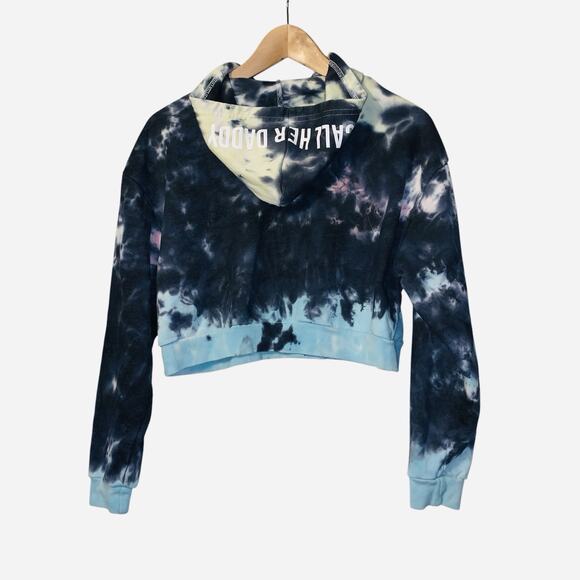 Barstool Sports Call Her Daddy I Am Unwell Cropped tie dye Hoodie - Picture 2 of 6